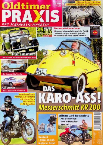 Deckblatt Oldtimer Praxis (12/2014)